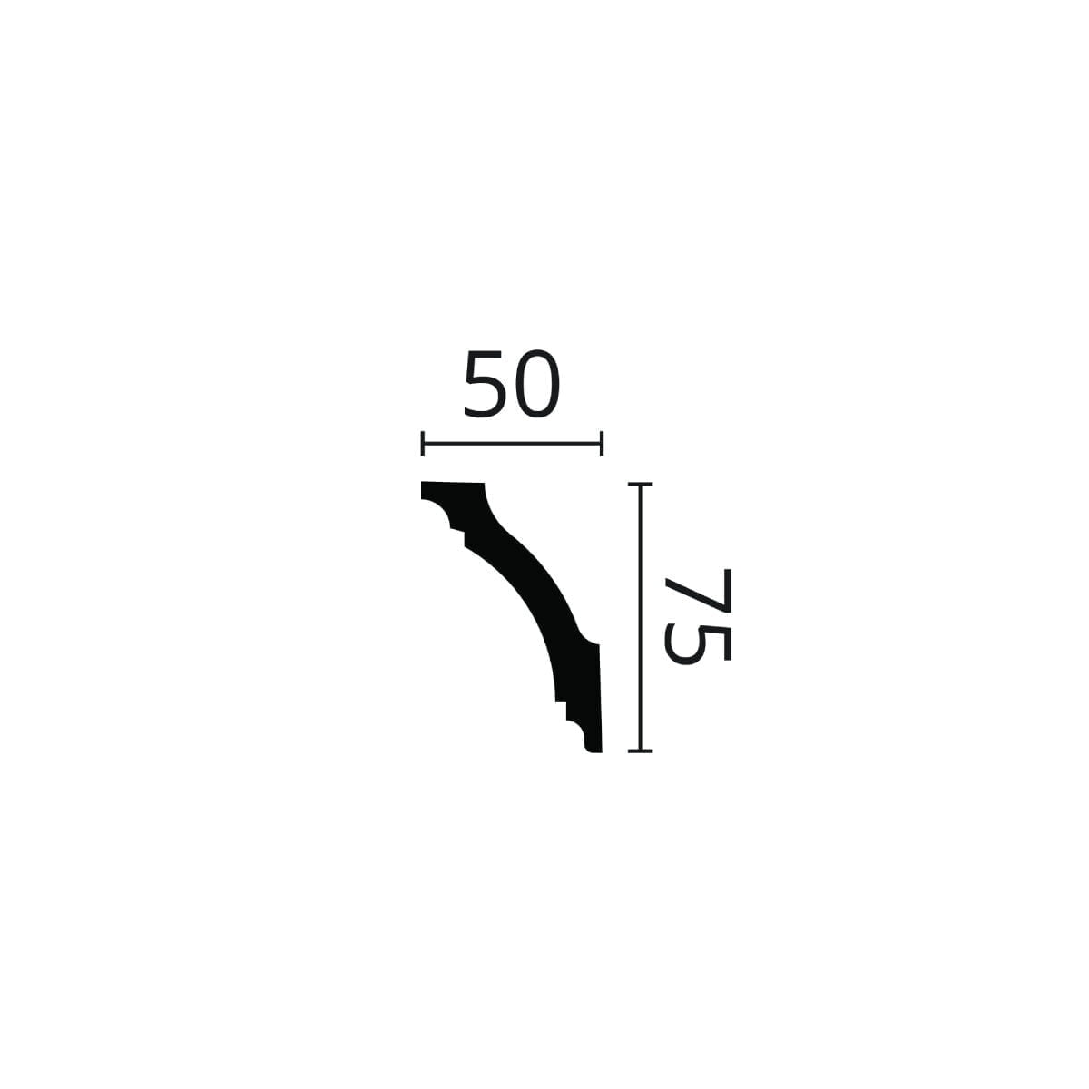 Sanca NOMASTYL GK 75x50x2000mm - Image 2