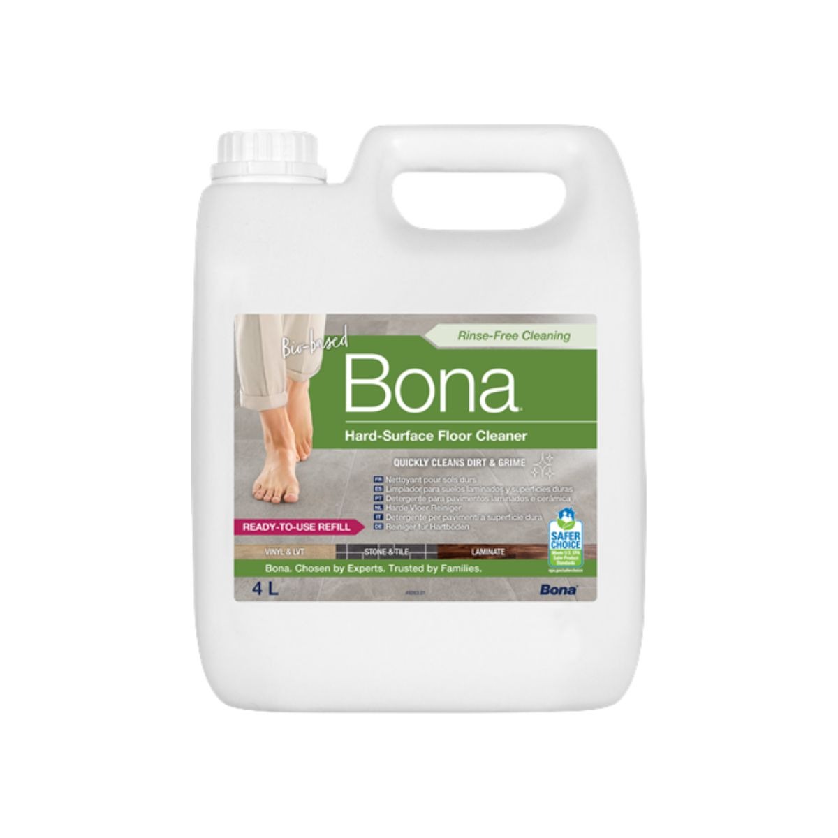 Detergente Limpeza Pavimentos Cerâmicos e Laminados 4L BONA
