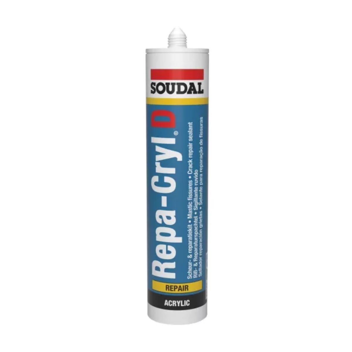 Silicone Acrílico Repacryl D Branco 310ML