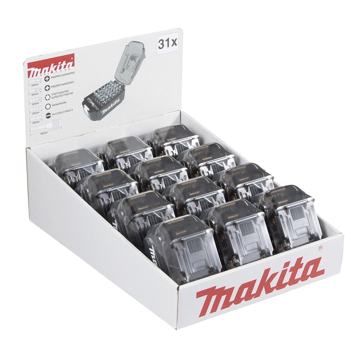 Estojo de Pontas 31 Peças E-00022 MAKITA - Image 3