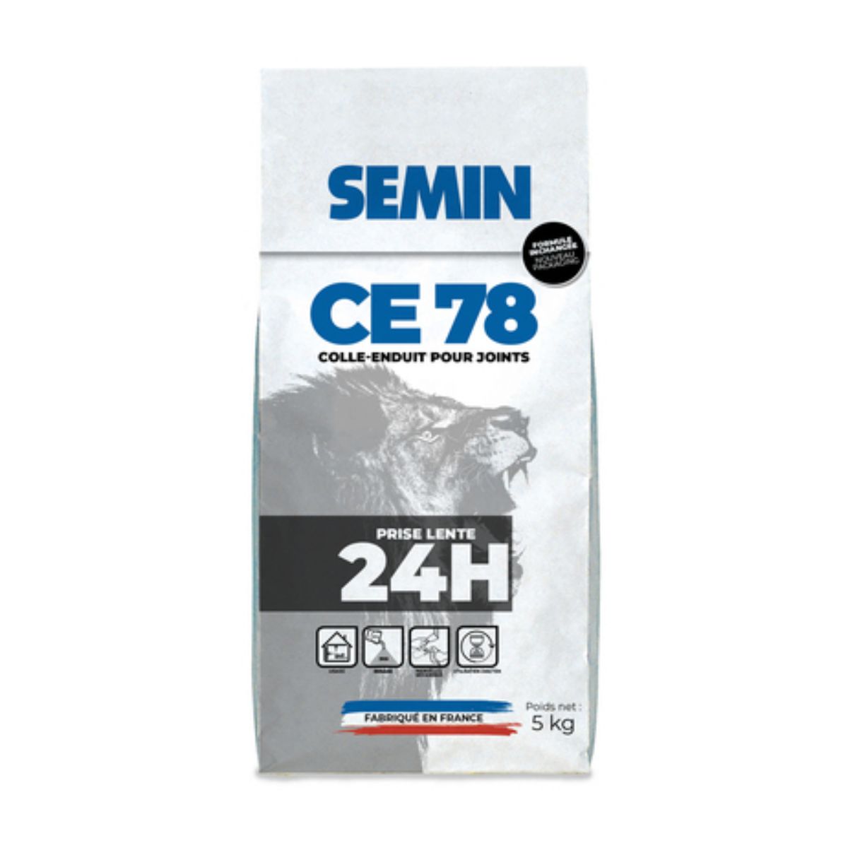 Massa de juntas SEMIN CE78 LENTA Saco 5KG
