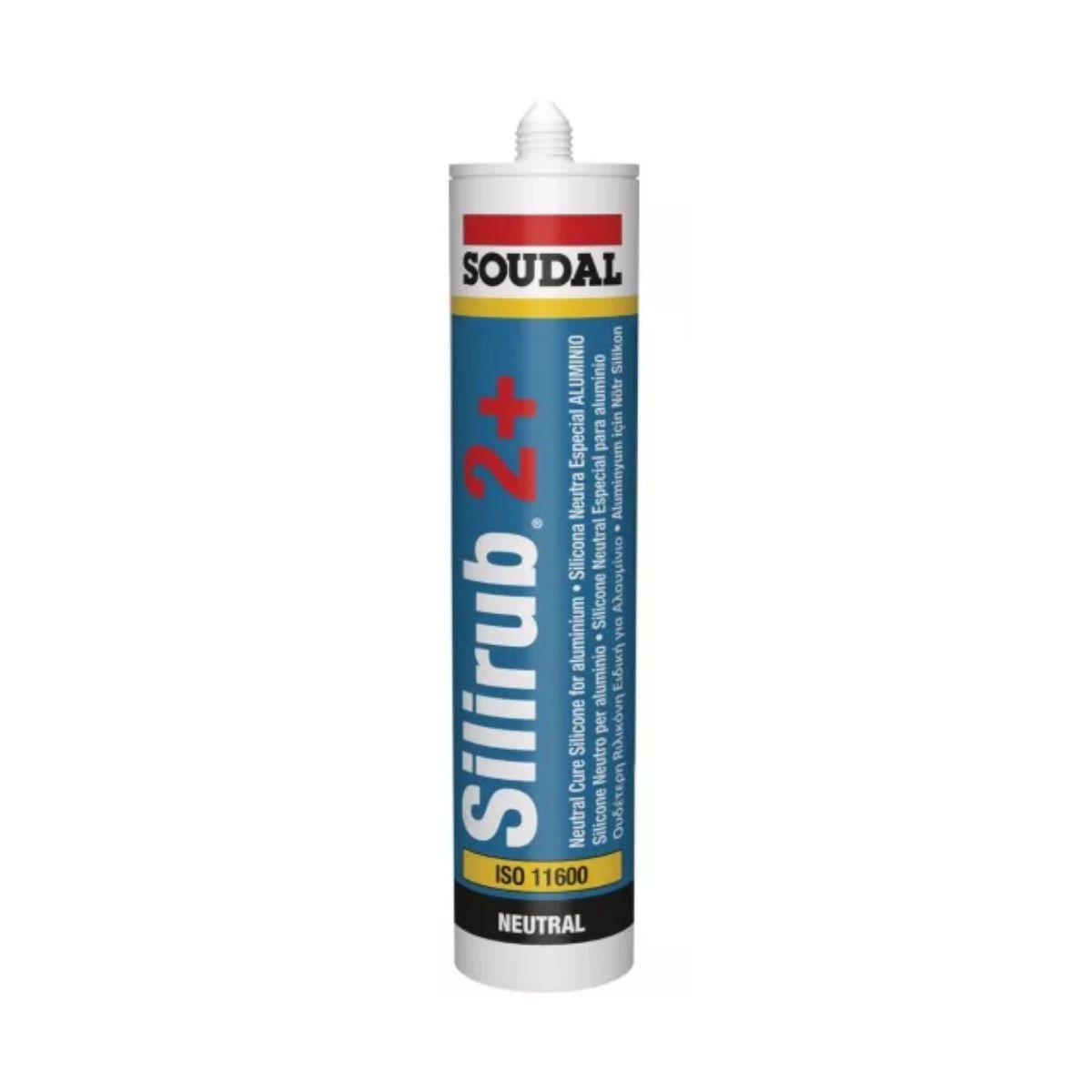 Silicone Neutro Silirub 2+ Transparente 300ML