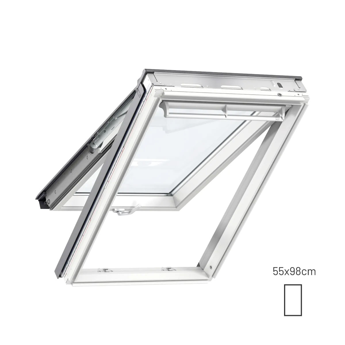 Janela Manual de Sótão Projetante VELUX GPL 2070 CK04 55x98cm