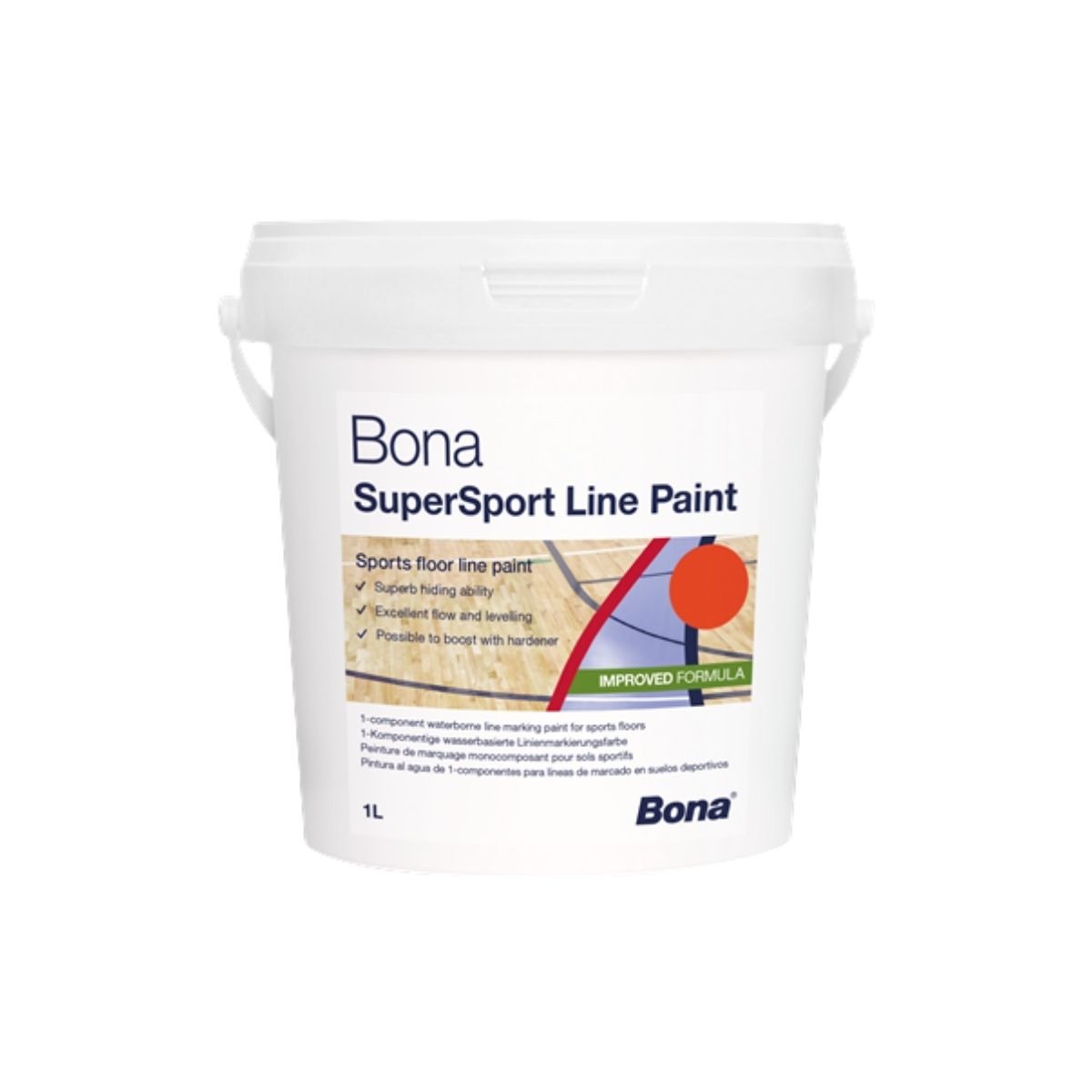 BONA SUPERSPORT LINE PAINT BRANCO 1L