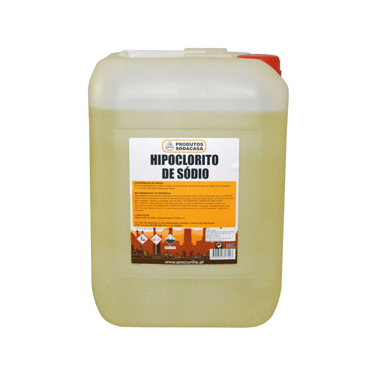 Hipoclorito de Sódio 20L