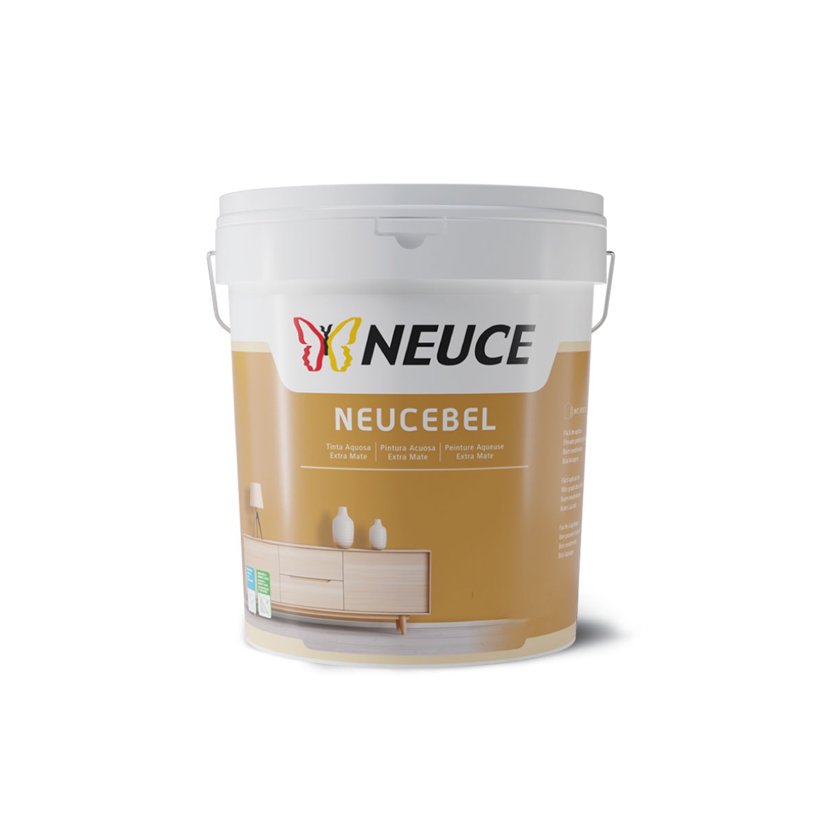NEUCEBEL Tinta EXT/INT Extra Mate Branco NEUCE 15L