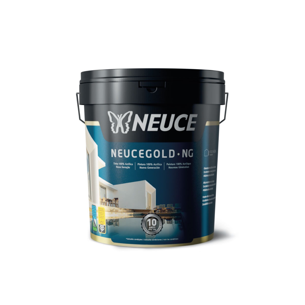 NEUCEGOLD NG  Tinta 100% Acrílica Branco NEUCE 15L