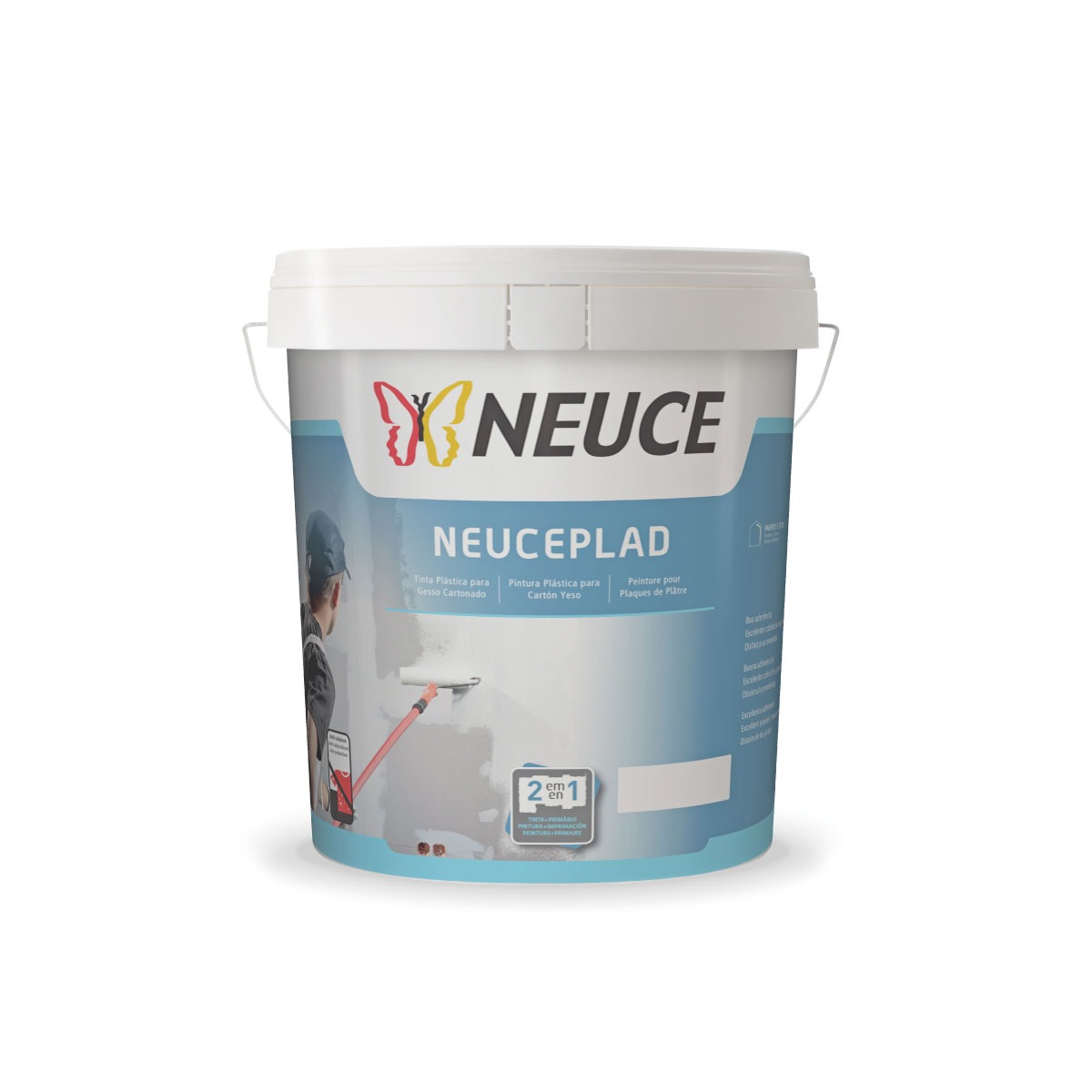 NEUCEPLAD Tinta Plástica p/ Gesso Cartonado NEUCE 15L