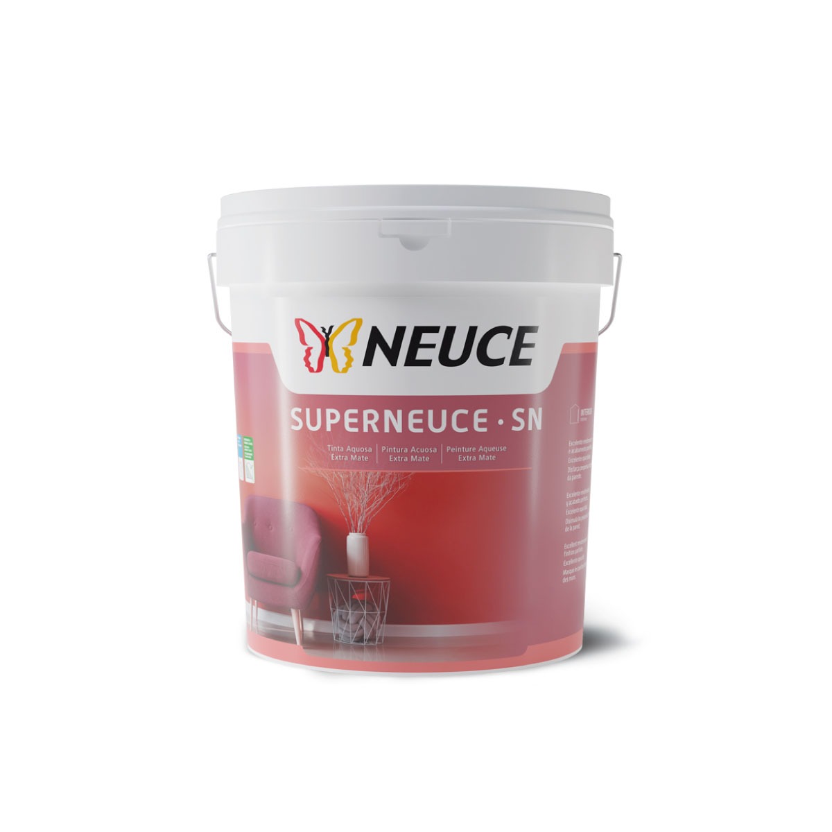 SUPERNEUCE SN Tinta Aquosa Extra Mate Branco NEUCE 15L
