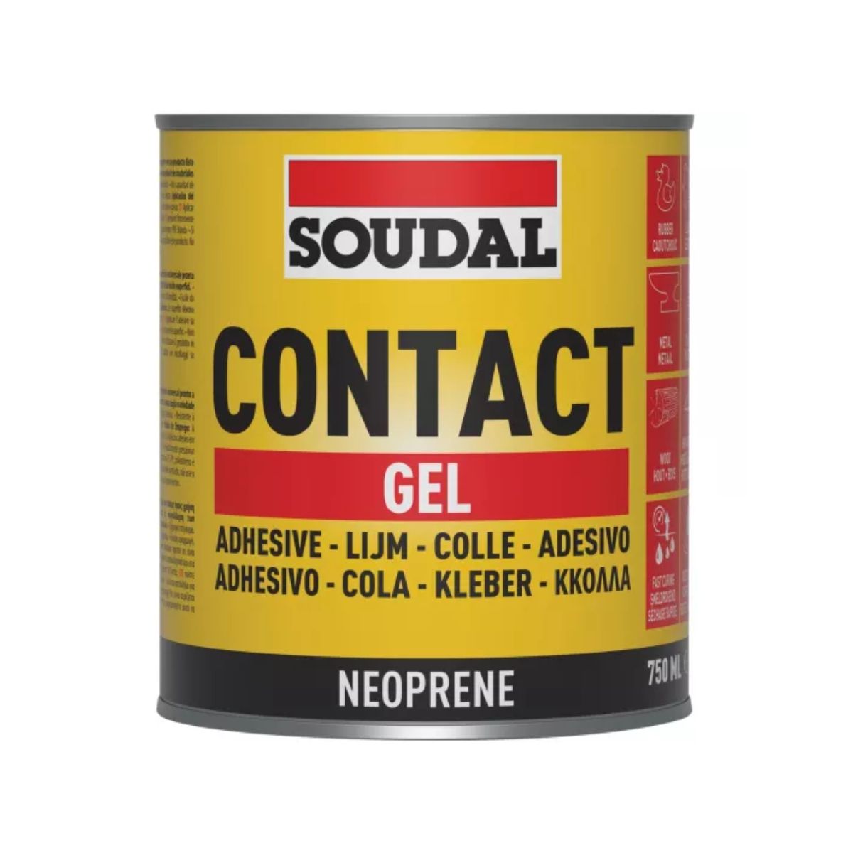 Cola Contacto Gel 46A SOUDAL 750ML