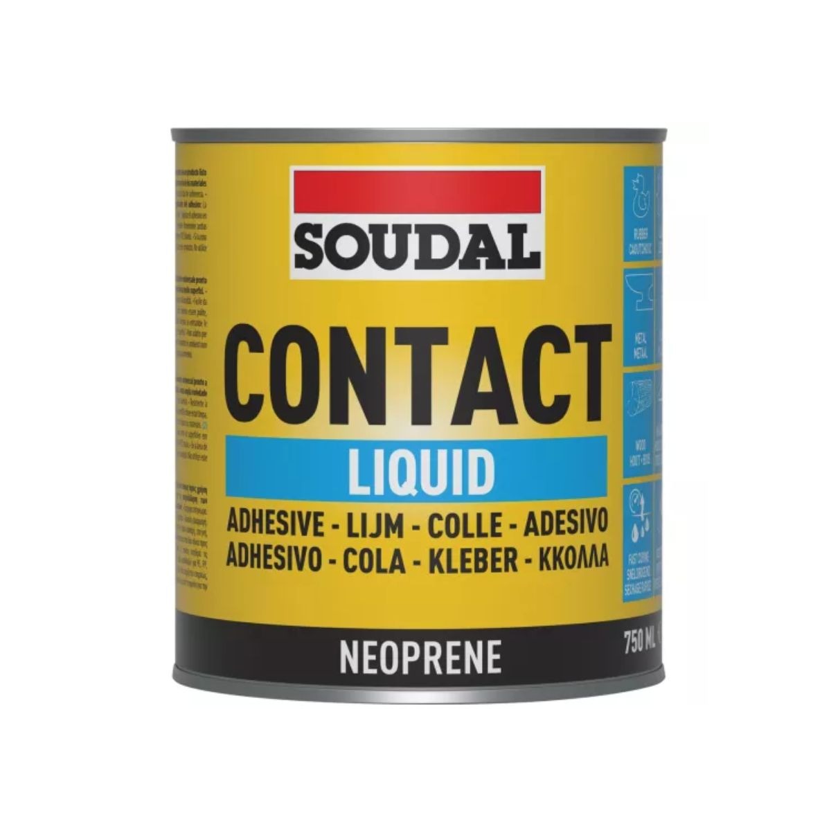 Cola de Contacto Líquida 44A SOUDAL 750ML