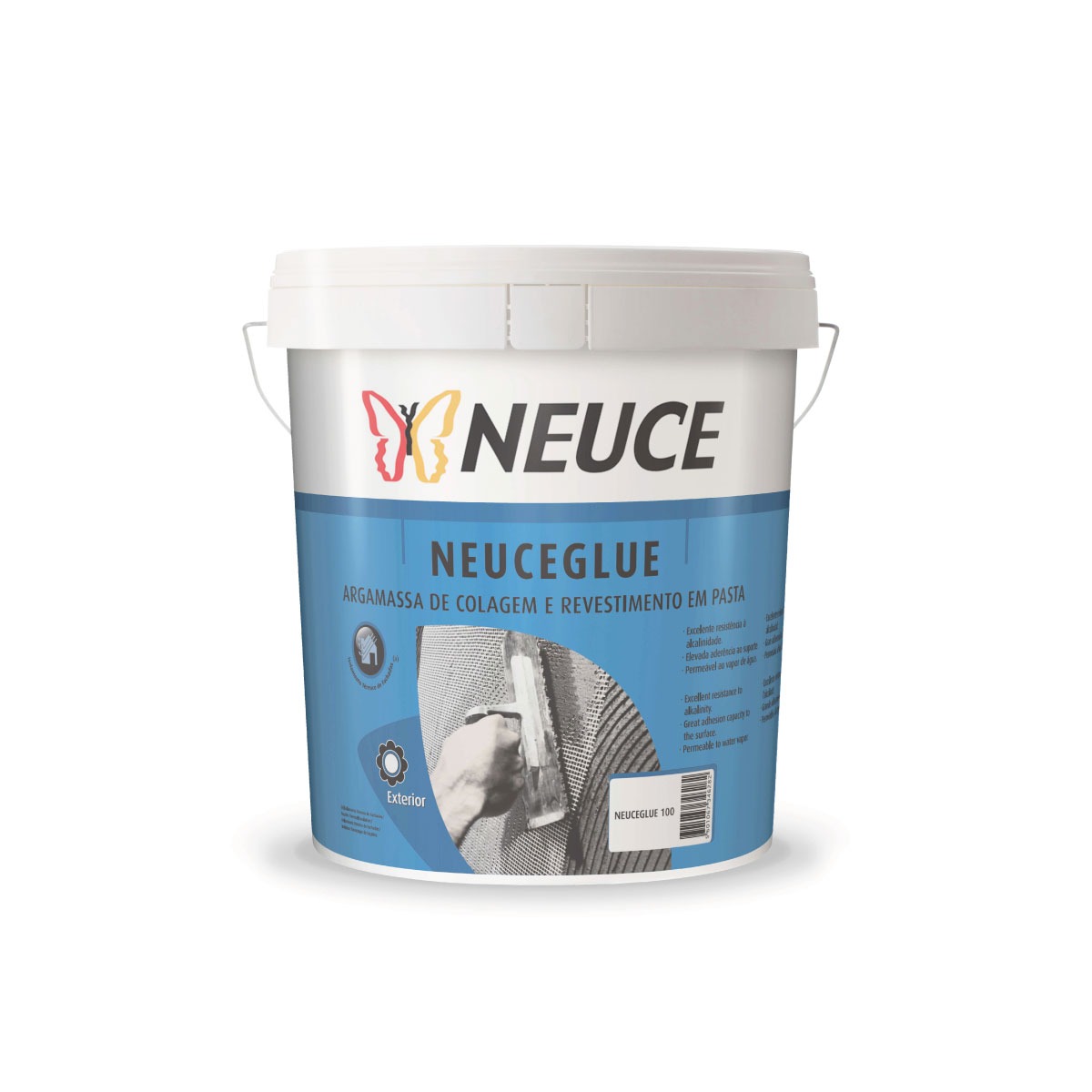 NEUCEGLUE 100F Acabamento Natural com Aspecto de Estuque Fino 25Kg