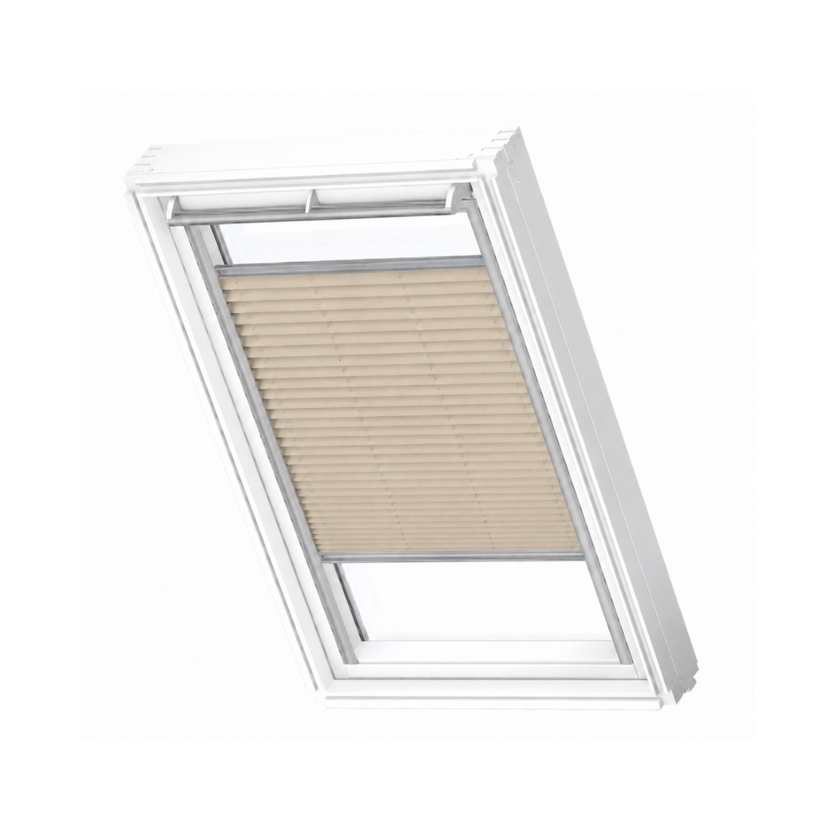 Cortina Plissada Elétrica Areia Clássica VELUX SK08 1259K