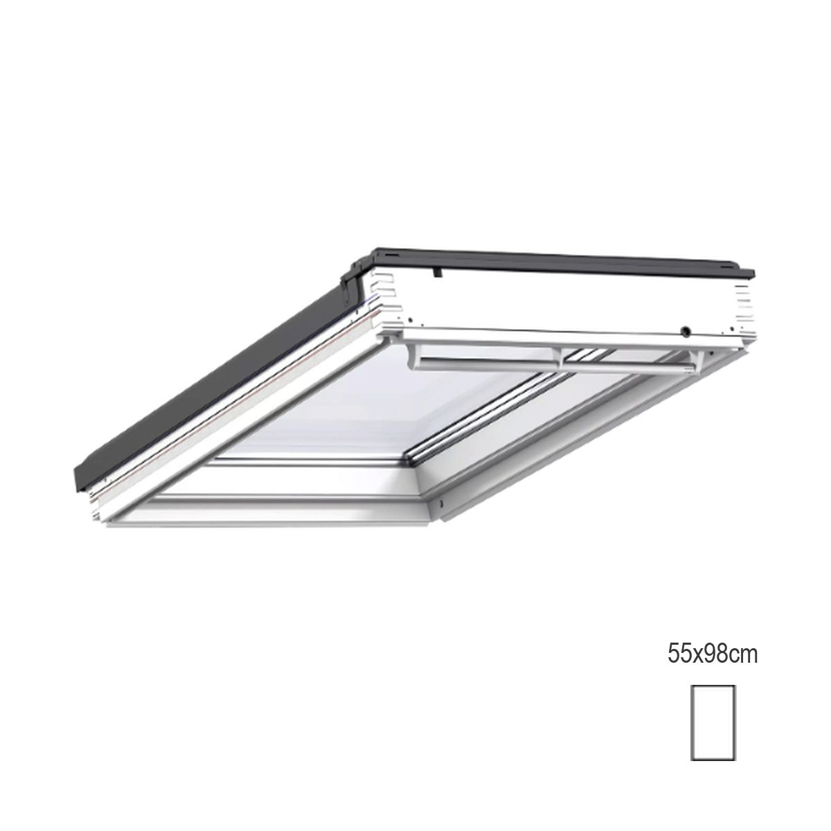 Janela Basculante para Telhado de Baixa Inclinação VELUX GBL CK04