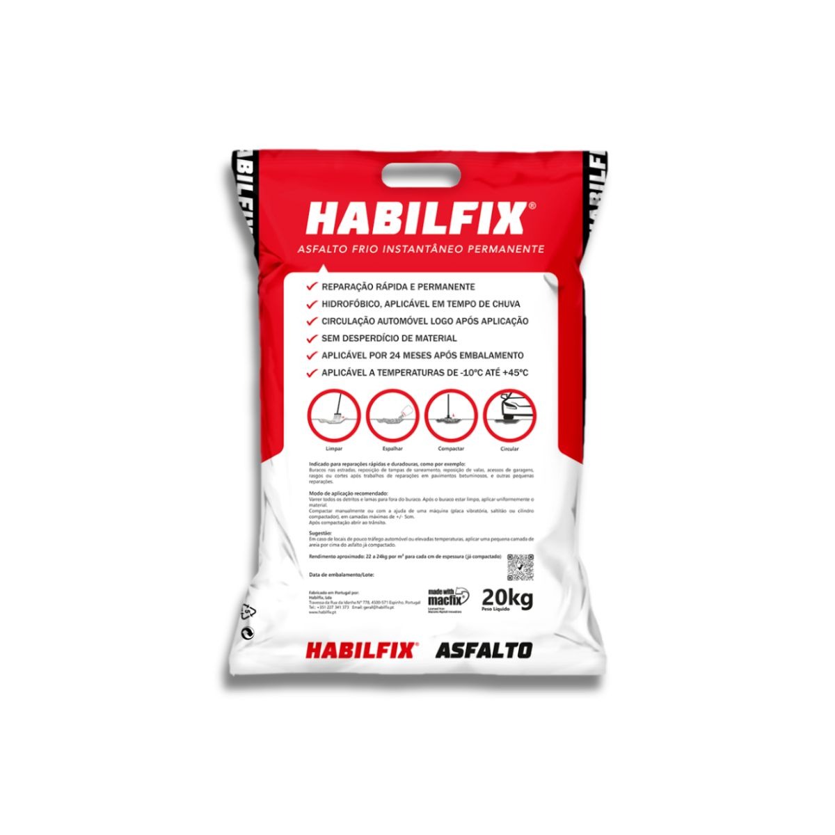 ASFALTO FRIO PREMIUM 06 - SACO 20KG - COM PEGA