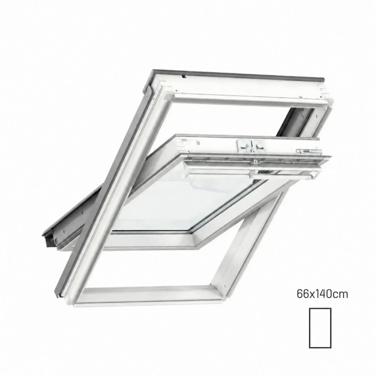 Janela de Sótão Manual Basculante VELUX GGL FK08 2066 66x140cm