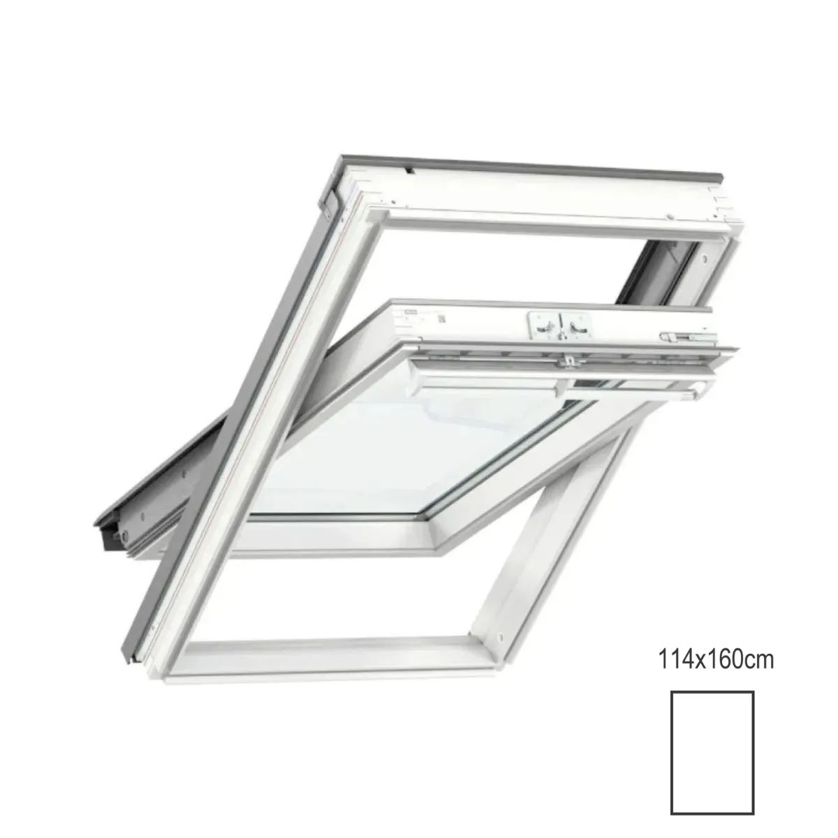 Janela de Sótão Basculante Manual VELUX GGL SK10 2066 114x160cm