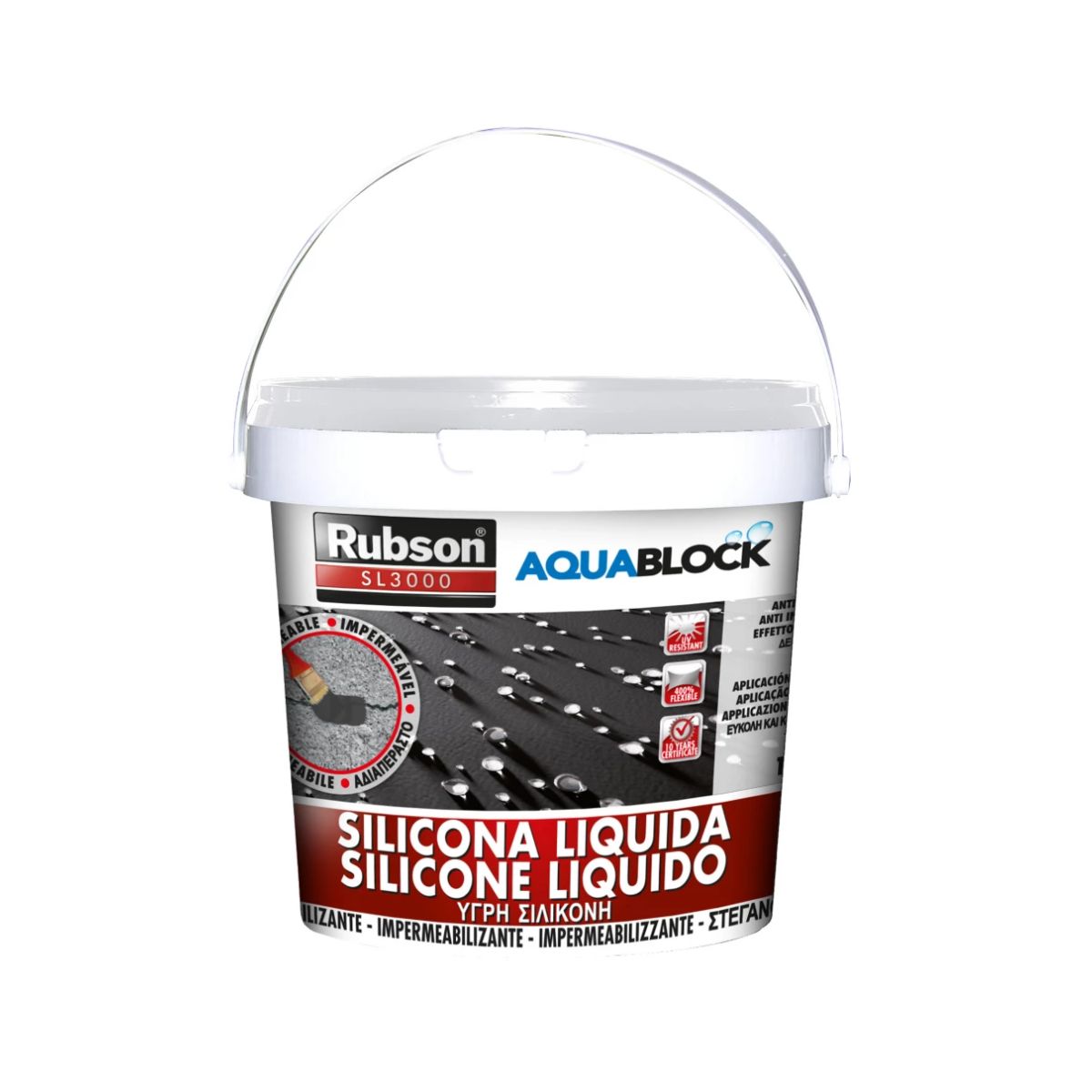 RUBSON Silicone Líquido SL3000 Branco 1Kg