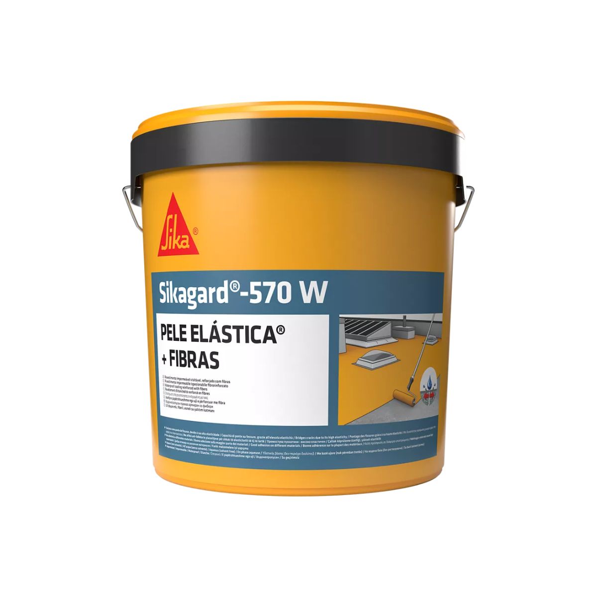 Pele Elástica +FIBRAS SIKAGARD-570 W Branco 20kg