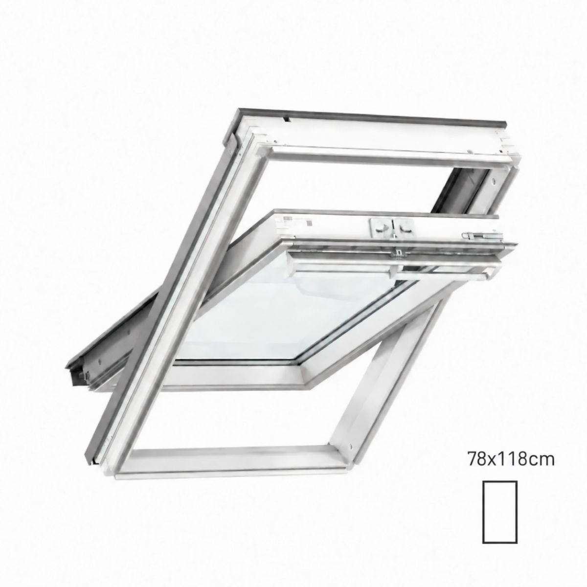 Janela de Sótão Manual Basculante VELUX GGL MK06 2070 78x118cm