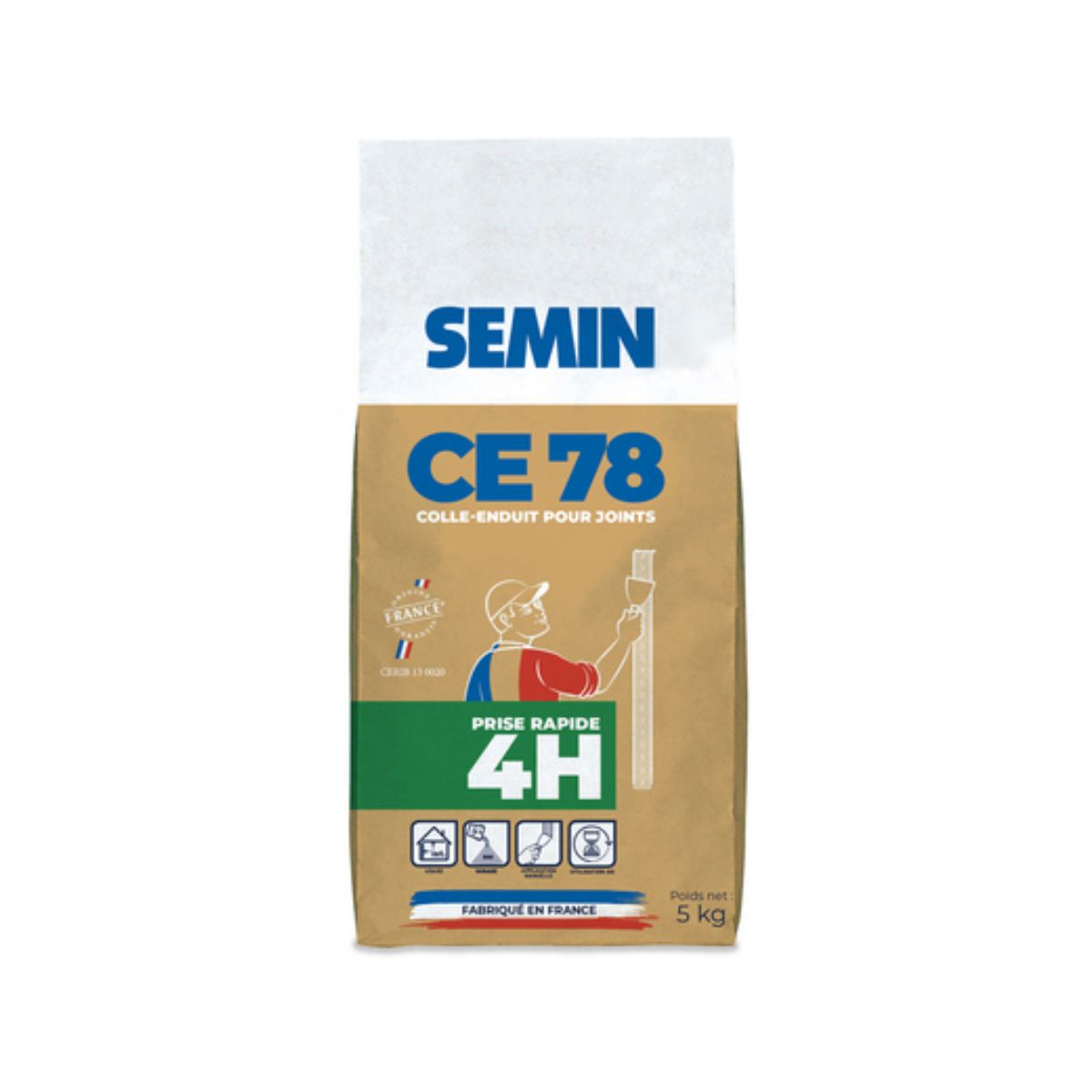 Massa de juntas CE78 4H SEMIN 5kg