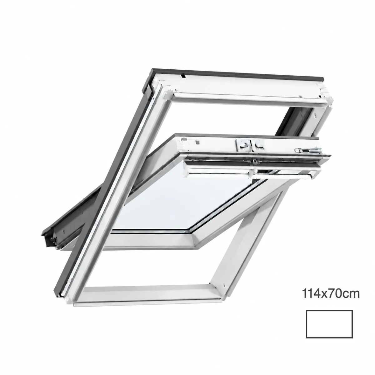 Janela de Sótão Basculante Manual VELUX GGL SK01 2066 114x70cm